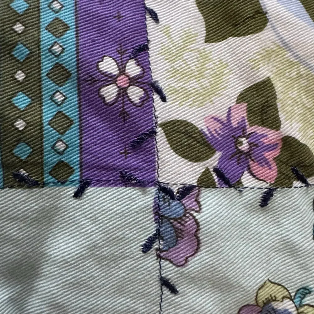 Pastel Patchwork Twin Comforter by Match Cotton Cottage Core Feminine Romantic